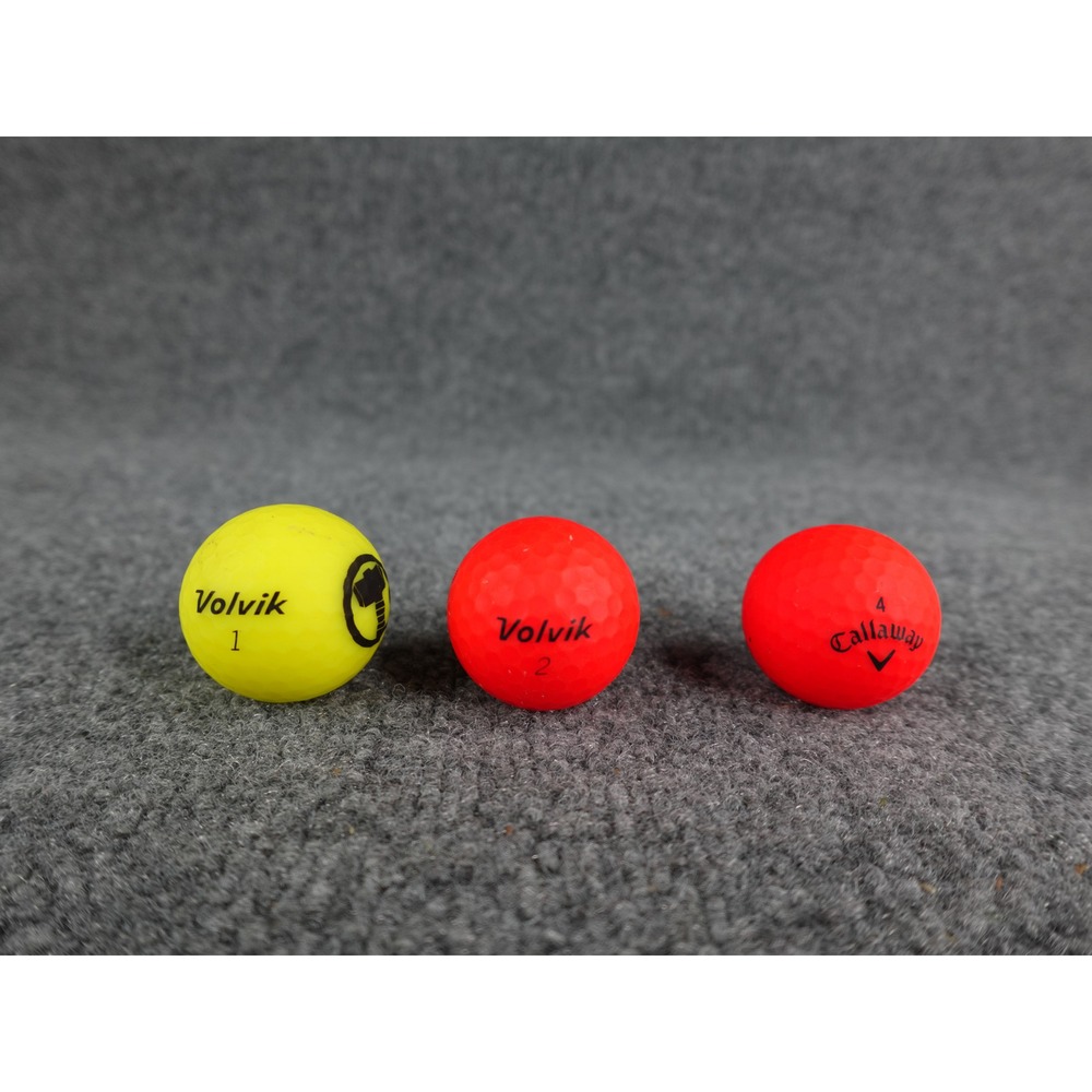 Volvik‎ Marvel Callaway Golf Balls Yellow Red